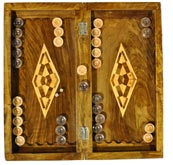 Sanandaj Walnut Backgammon